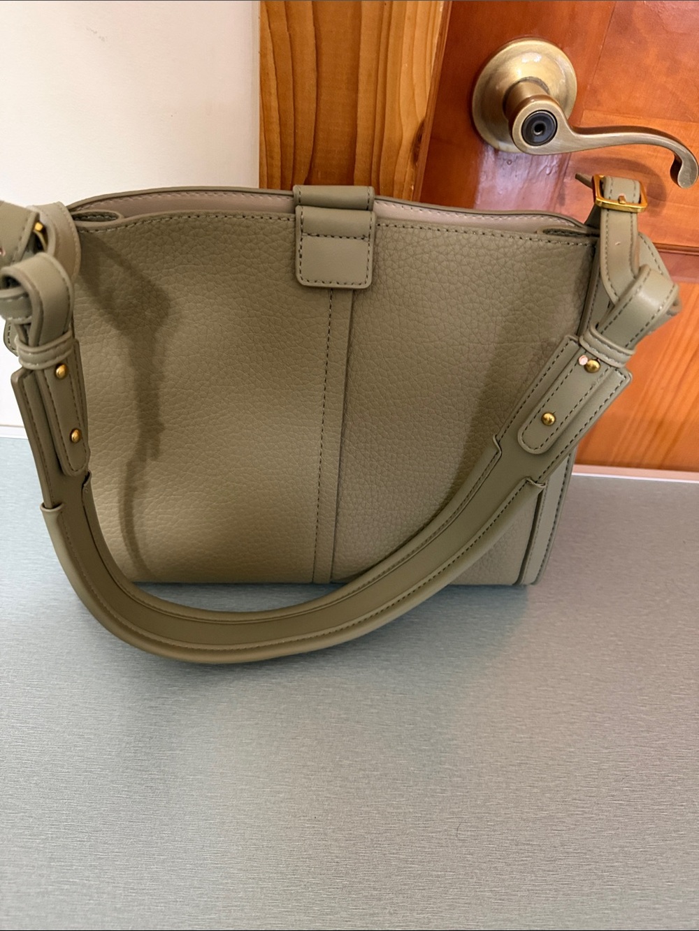 Antik Kraft Women's Olive Green Shoulder Bag